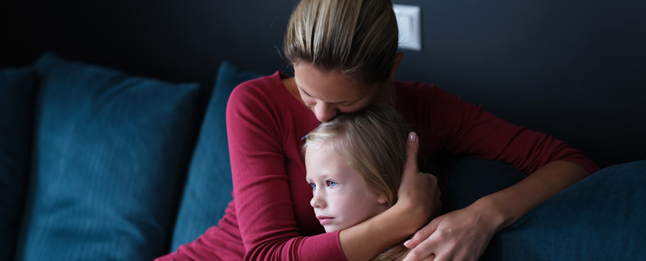 mom with daughter