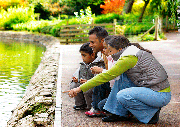 Family in the Park