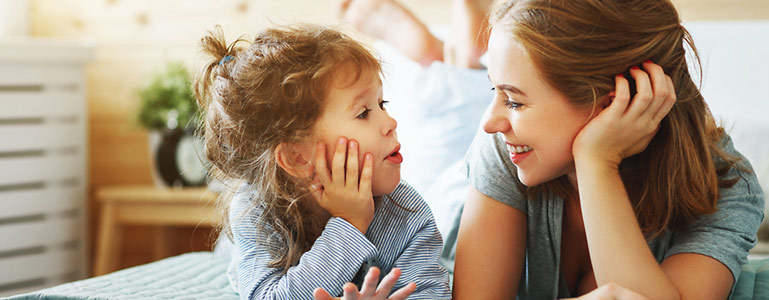 mother and daughter