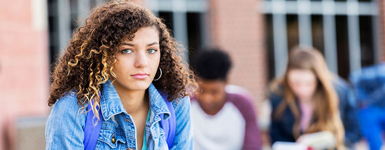 Worried High School Senior